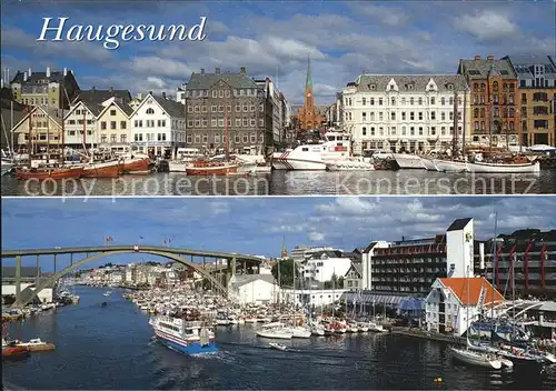 Haugesund Hafen Bruecke  Kat. Haugesund