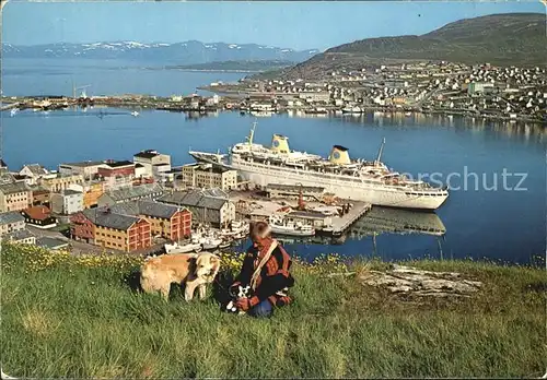 Hammerfest Dampfer Hund  Kat. Hammerfest