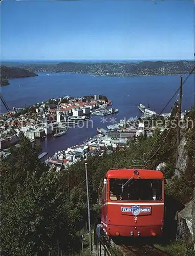 Bergen Norwegen Floybanen Kat. Norwegen