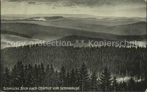 Schmuecke Blick nach Oberhof Kat. Gehlberg
