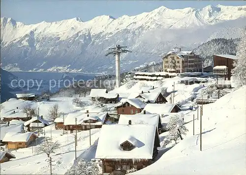 Reuti Hasliberg Brienzersee Winter Kat. Hasliberg Reuti