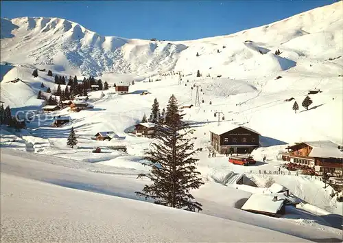 Adelboden Geilsbrueggli Gondelbahn Geils Hahnenmoos Kat. Adelboden