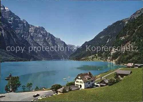 Kloentalersee Gasthaus Rhodannenberg Kat. Kloental