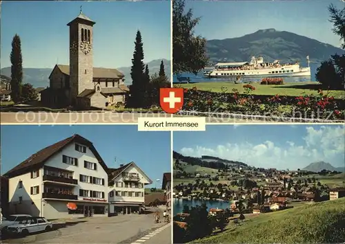 Immensee Kurort Kirche Ortsansicht Kat. Immensee