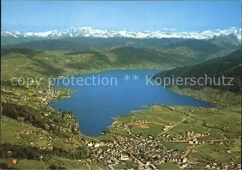 Aegerisee Alpen Oberaegeri Unteraegeri Kat. Zug