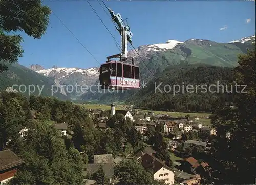 Engelberg OW Luftseilbahn Brunni Spannoerter Titlis Kat. Engelberg