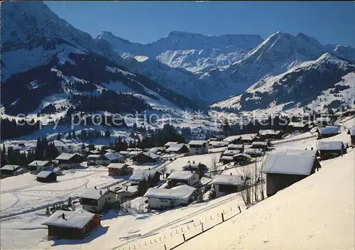 Adelboden Aussernschwand Steghorn Wildstrubel Fitzer Kat. Adelboden