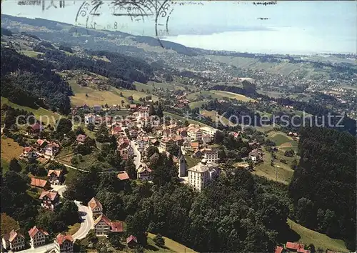 Walzenhausen AR Blick zum Bodensee Luftbild Kat. Walzenhausen