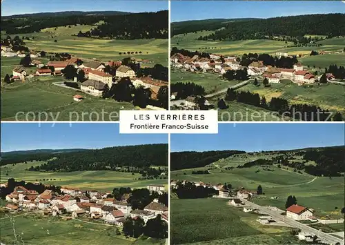 Les Verrieres Grenze Frankreich Schweiz Kat. Les Verrieres