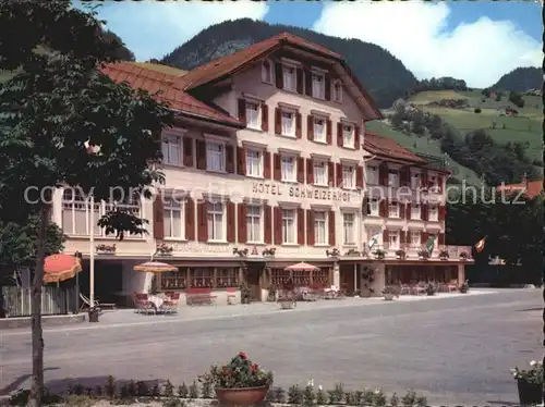 Obertoggenburg Alt Sankt Johann Hotel Restaurant Schweizerhof Kat. Wildhaus