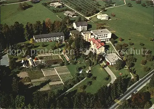 Gallen Kanton St Kneippkurhaus Oberwald Flugaufnahme Kat. St Gallen