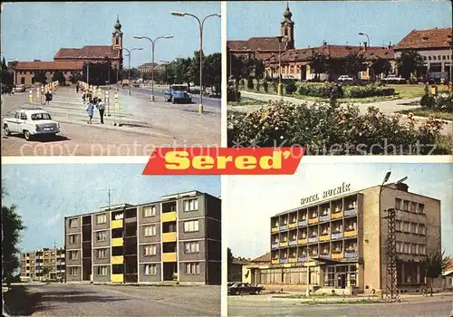 Sered Ortspartien Kirche Hotel