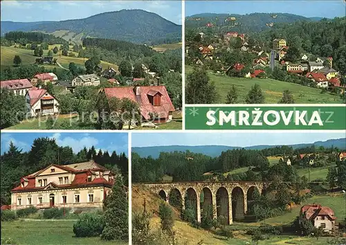 Smrzovka Teilansichten Viadukt Kat. Morchenstern