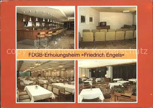 Templin FDGB Erholungsheim Friedrich Engels Kat. Templin