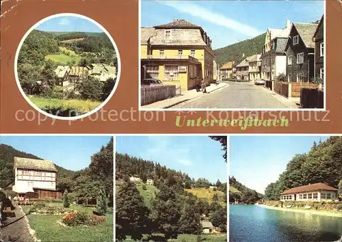 Unterweissbach OT Quelitz Lichtetalstrasse OT Leibis Freibad Kat. Unterweissbach