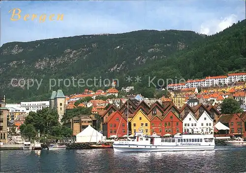 Bergen Norwegen Boot  Kat. Norwegen