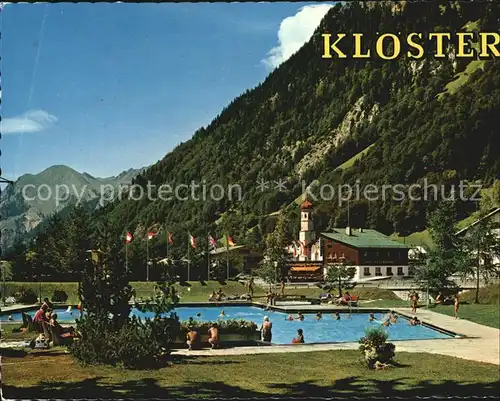 Kloesterle Vorarlberg Schwimmbad  Kat. Kloesterle