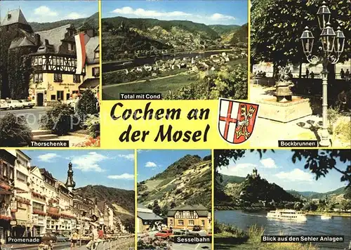 Cochem Mosel Cond Bockbrunnen Thorschenke  Kat. Cochem