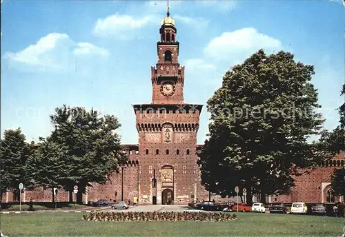 Milano Sforza Schloss  Kat. Italien