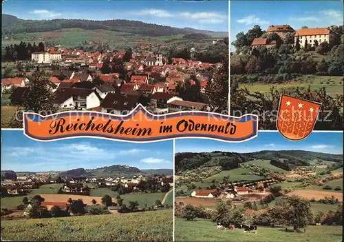 Reichelsheim Odenwald Ortsansicht  Kat. Reichelsheim (Odenwald)
