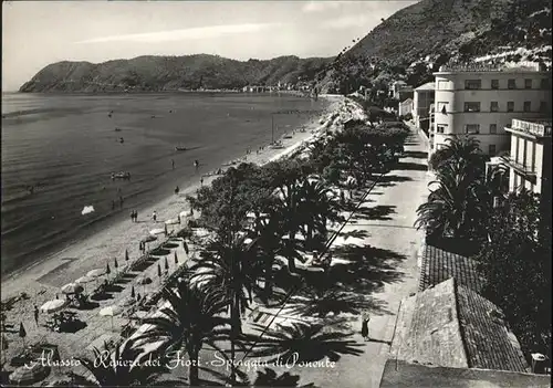 Alassio Spiaggia di Ponente /  /Ligurien