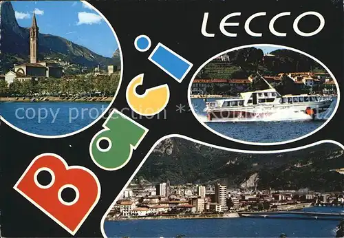 Lecco Fliegeraufnahme Kat. Lecco