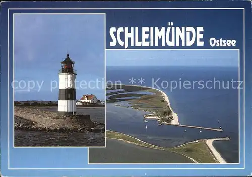 Schleswig Holstein Leuchtturm mit Schleimuendung Kat. 