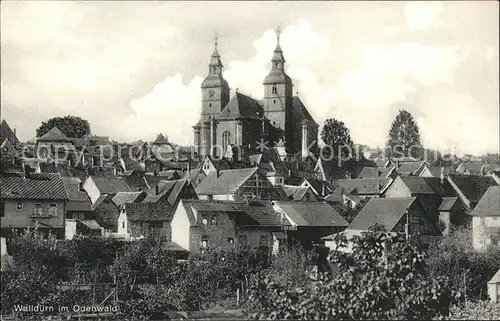 Wallduern Teilansicht Kirche / Wallduern /Neckar-Odenwald-Kreis LKR