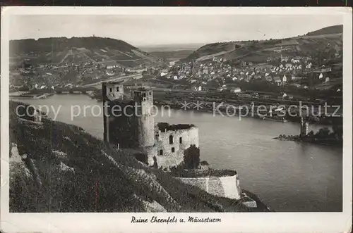 Assmannshausen Ruine Ehrenfels Maeuseturm / Ruedesheim am Rhein /