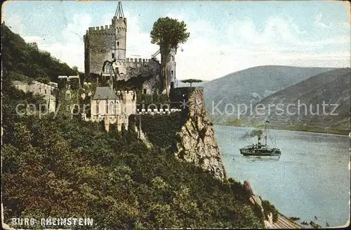 Assmannshausen Burg Rheinstein Niederwald  / Ruedesheim am Rhein /