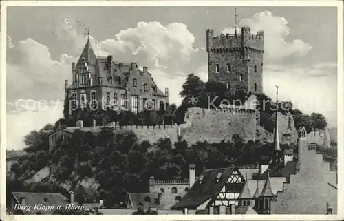 Assmannshausen Burg Klopp  / Ruedesheim am Rhein /