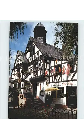 Assmannshausen altes Fachwerkhaus / Ruedesheim am Rhein /
