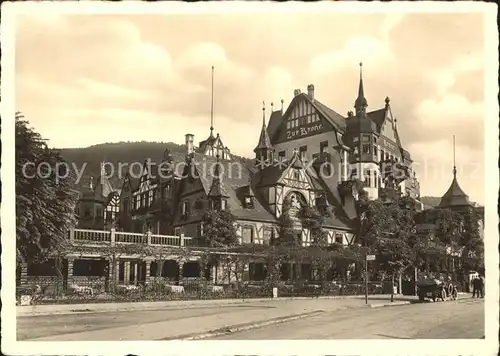 Assmannshausen Gasthaus Krone / Ruedesheim am Rhein /