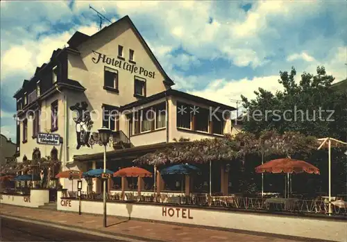 Assmannshausen Hotel Cafe Post / Ruedesheim am Rhein /