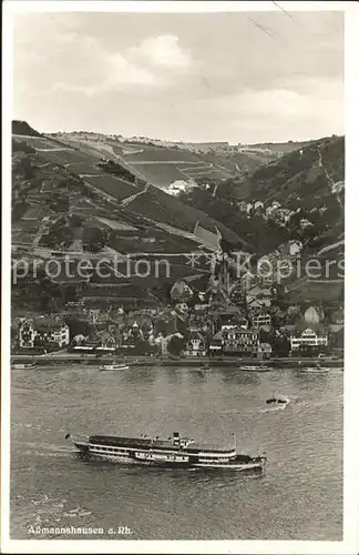 Assmannshausen Dampfer / Ruedesheim am Rhein /