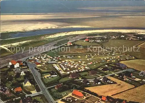 St Peter-Ording Campingplatz Biehl Fliegeraufnahme / Sankt Peter-Ording /Nordfriesland LKR