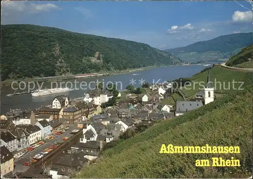 Assmannshausen Rheinpartie / Ruedesheim am Rhein /