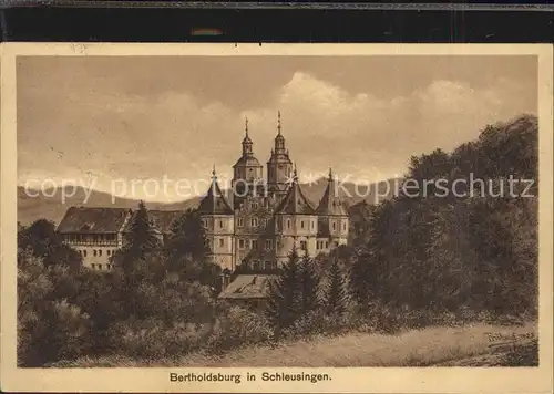 Schleusingen Bertholdsburg Kat. Schleusingen
