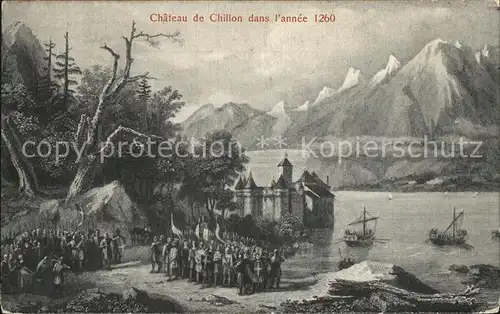 Chillon Chateau 1260 Kat. Montreux