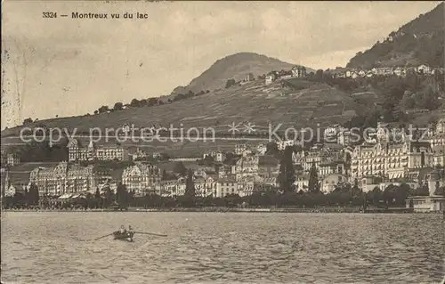 Montreux VD Blick ?ber den See Kat. Montreux