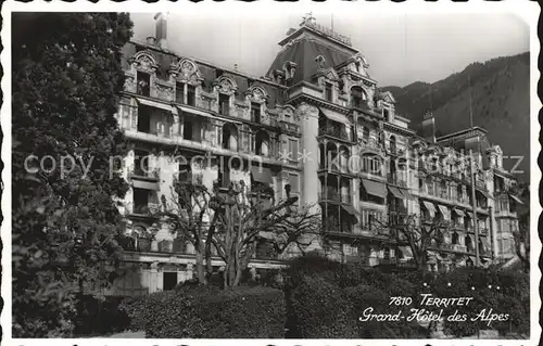 Territet Grand Hotel Alpen Kat. Territet