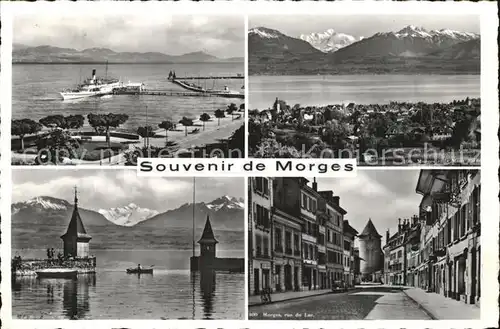 Morges Mont Blanc Rue de Lac Kat. Morges