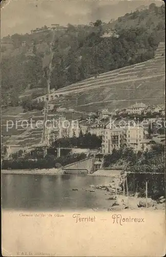 Territet Montreux Chemin de fer de Glion / Montreux /Bz. Vevey