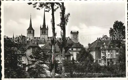 Payerne Schloss Panorama Kat. Payerne