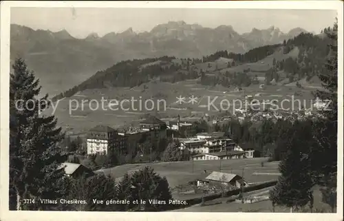 Villars Chesieres Villars Palace Panorama / Villars /Rg. Les Mosses