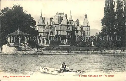 Thunersee Schloss Schadau Kat. Thun