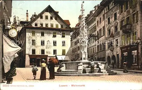 Luzern LU Weinmarkt Kat. Luzern