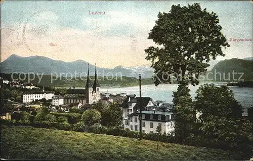 Luzern LU Buergenstock Rigi Kat. Luzern