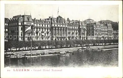 Luzern LU Grand Hotel National Kat. Luzern