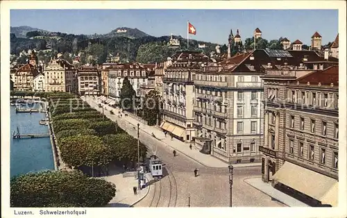 Luzern LU Schweizerhofquai Kat. Luzern